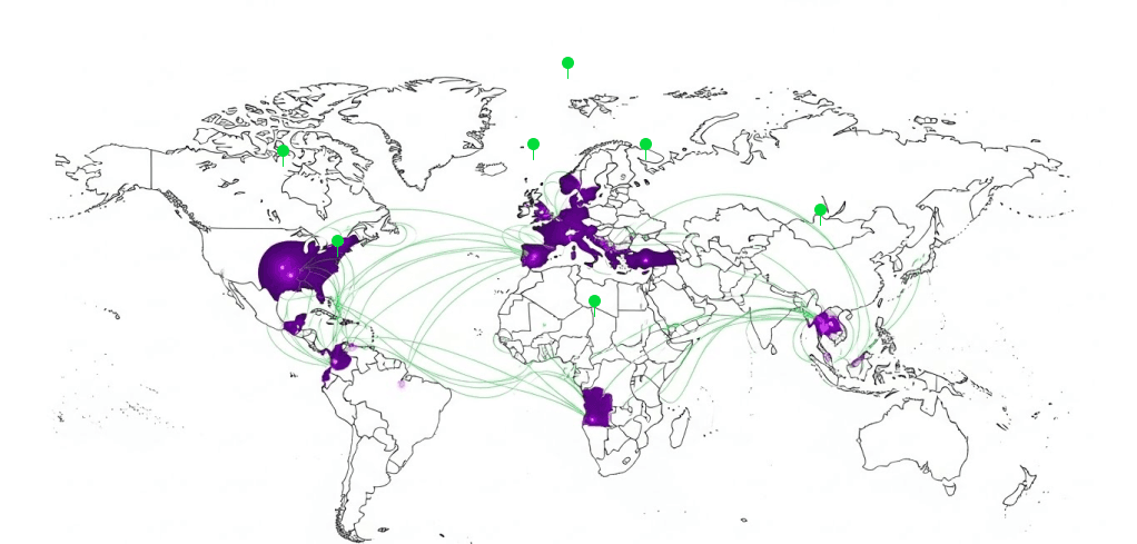 Global Operations Map